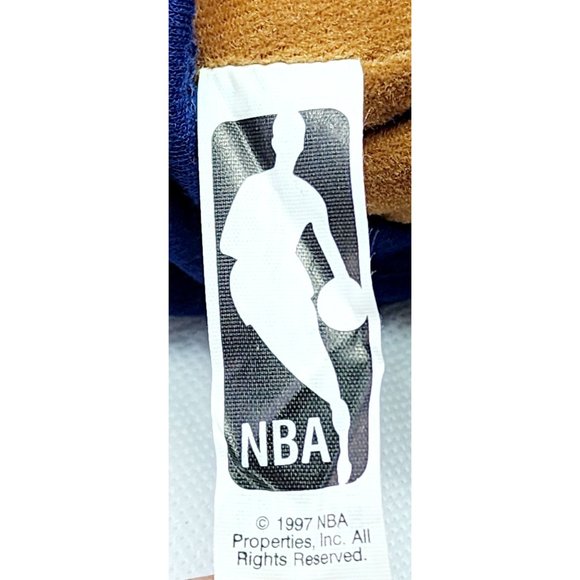 NBA Play By Play Retro 1997 Vintage Animals Houston Rockets Teddy Bear - Picture 6 of 15